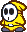 Sprite of a yellow Shy Guy, from Paper Mario.