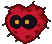 Battle idle animation of Tubba's Heart from Paper Mario
