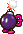 Sprite piece of a Lethal Bob-omb from the game Mario & Luigi: Partners in Time
