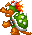 Sprite of Bowser and the Fake Bowsers from Super Mario Bros. and Super Mario Bros.: The Lost Levels of the compilation, Super Mario All-Stars