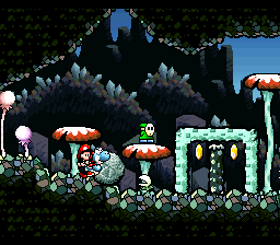The Cave Of Chomp Rock from Super Mario World 2: Yoshi's Island