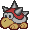 Sprite of a Spiny, from Paper Mario.