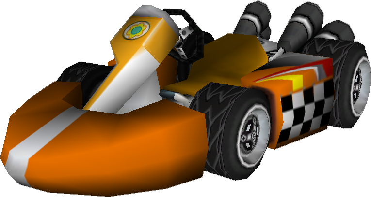 File:Standard Kart M (Daisy) Model.png
