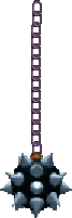 Sprite of a ball and chain in Yoshi's Story
