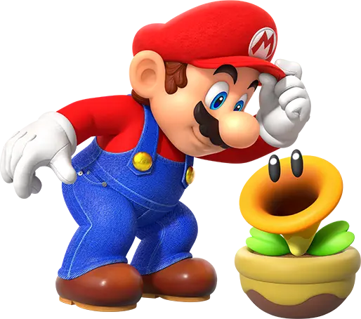 File:Mario and Talking Flower artwork.png