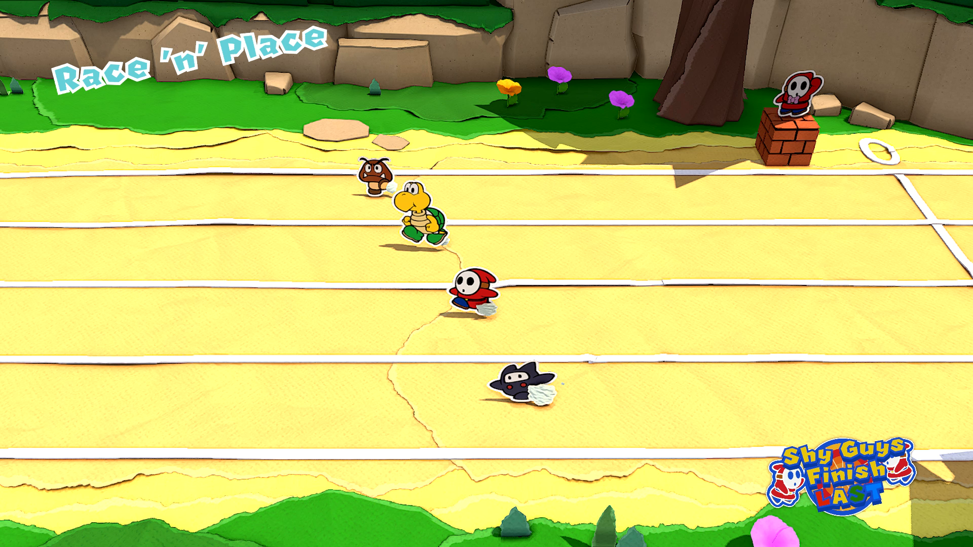 Race 'n' Place challenge start