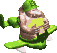 Uncompressed sprite of Klump in the character select loop from Diddy Kong Pilot'"`UNIQ--nowiki-00000000-QINU`"'s 2003 build