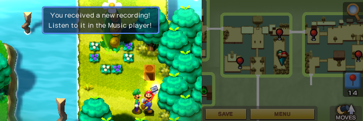 One of the Recordings in Mario & Luigi: Superstar Saga + Bowser's Minions.