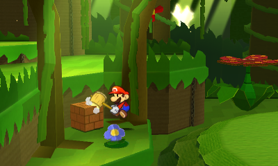 Location of the 73rd hidden block in Paper Mario: Sticker Star, revealed.