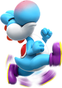 File:SMBW Artwork Light-Blue Yoshi.png