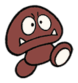 Artwork of a Goombo from Super Mario Land