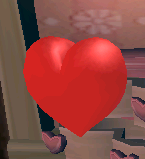 Heart in the game Luigi's Mansion.