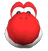 File:MSS Red Yoshi Character Select Mugshot.png