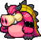 Idle battle sprite of Midbus from Mario & Luigi: Bowser's Inside Story.