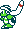 A Boomerang Brother in Super Mario Bros. 3, as seen in a cave stage.