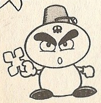 Artwork of Bucket Head from KC Deluxe Vol. 24: Wario Land: Super Mario Land 3 Part 1