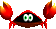 Sprite of a crab from Mario Kart 64