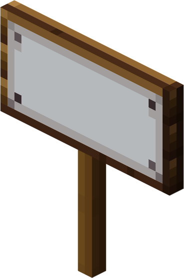 File:Minecraft Mario Mash-Up Jungle Sign Render.png