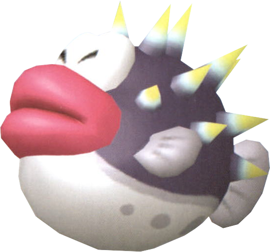 File:NSMBW Artwork Porcupuffer.png