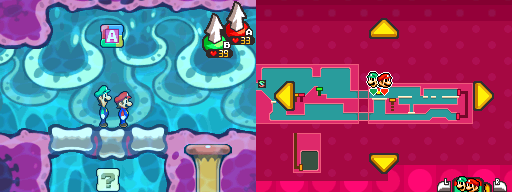 Fourth block in Pump Works of Mario & Luigi: Bowser's Inside Story.