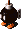 Battle idle animation of a Bob-omb from Super Mario RPG: Legend of the Seven Stars