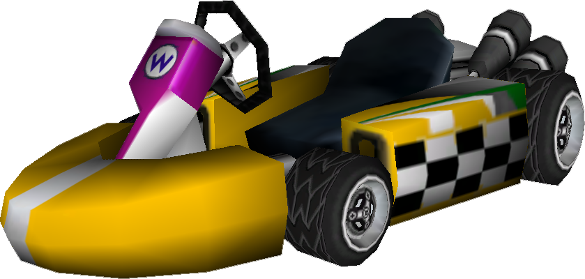 Filestandard Kart L Wario Modelpng Super Mario Wiki The Mario Encyclopedia 