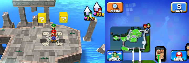 Blocks 37 and 38 in Wakeport of Mario & Luigi: Dream Team.