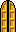 Sprite of a Yellow Door in Super Mario World.