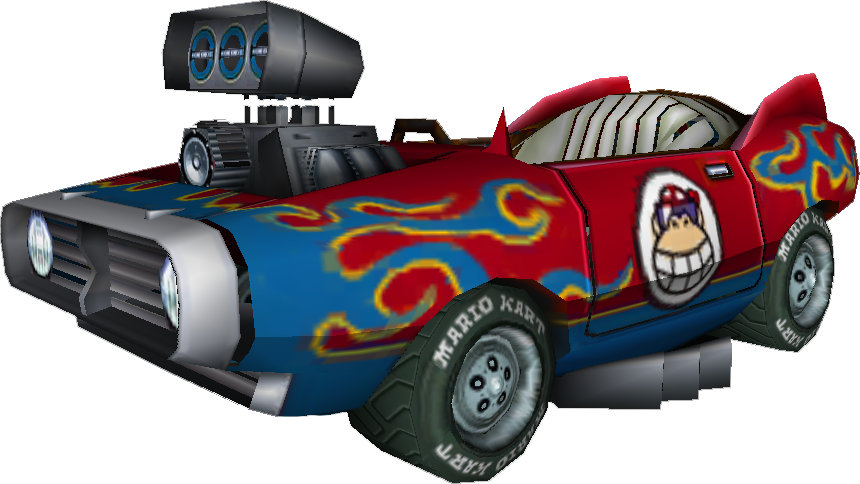 File:Flame Flyer (Funky Kong) Model.png - Super Mario Wiki, the Mario ...