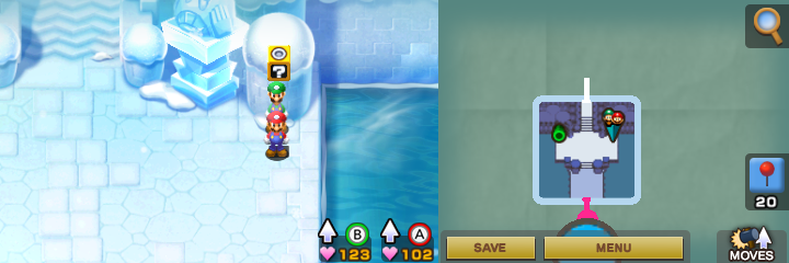 First block in Joke's End of Mario & Luigi: Superstar Saga + Bowser's Minions.