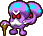 Sprite of a Shroobsworth and an Intern Shroob from Mario & Luigi: Partners in Time.