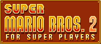 Super Mario Collection in-game logo
