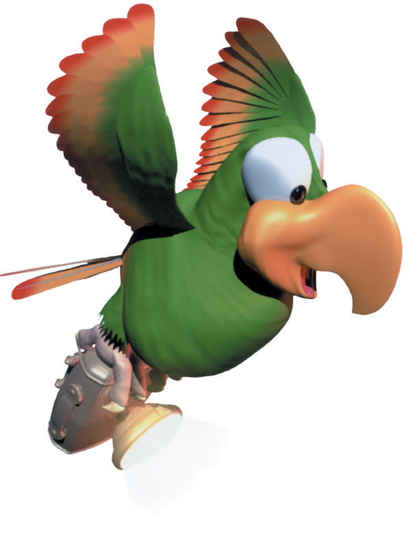 File:Squawks - Donkey Kong Country.png - Super Mario Wiki, the Mario ...