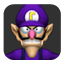 Waluigi's mugshot from Mario Party 5