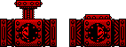 Sprite of the two secret switches, from Virtual Boy Wario Land.