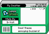 The shelf cover for one of 9-Volt's microgames in WarioWare: D.I.Y.