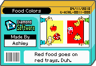 The shelf cover for one of Ashley's microgames in WarioWare: D.I.Y.