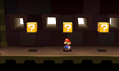 Ninth, tenth and eleventh ? Blocks in Chomp Ruins of Paper Mario: Sticker Star.