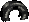Half of a tire from the Game Boy Advance version of Donkey Kong Country