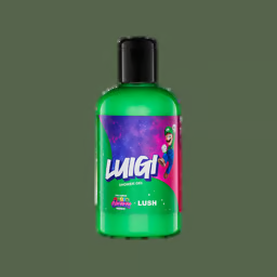 File:The Super Mario Galaxy Movie x Lush Luigi Shower Gel.png