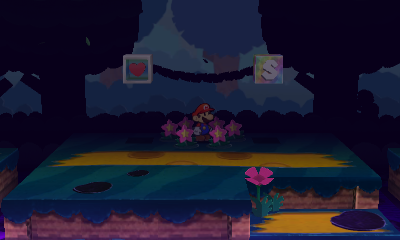 Second paperization spot in Leaflitter Path of Paper Mario: Sticker Star.
