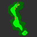 Hole 11 of the Marion Club from the Game Boy Color Mario Golf