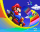 Mario Kart: Super Circuit (with Mario and Peach)