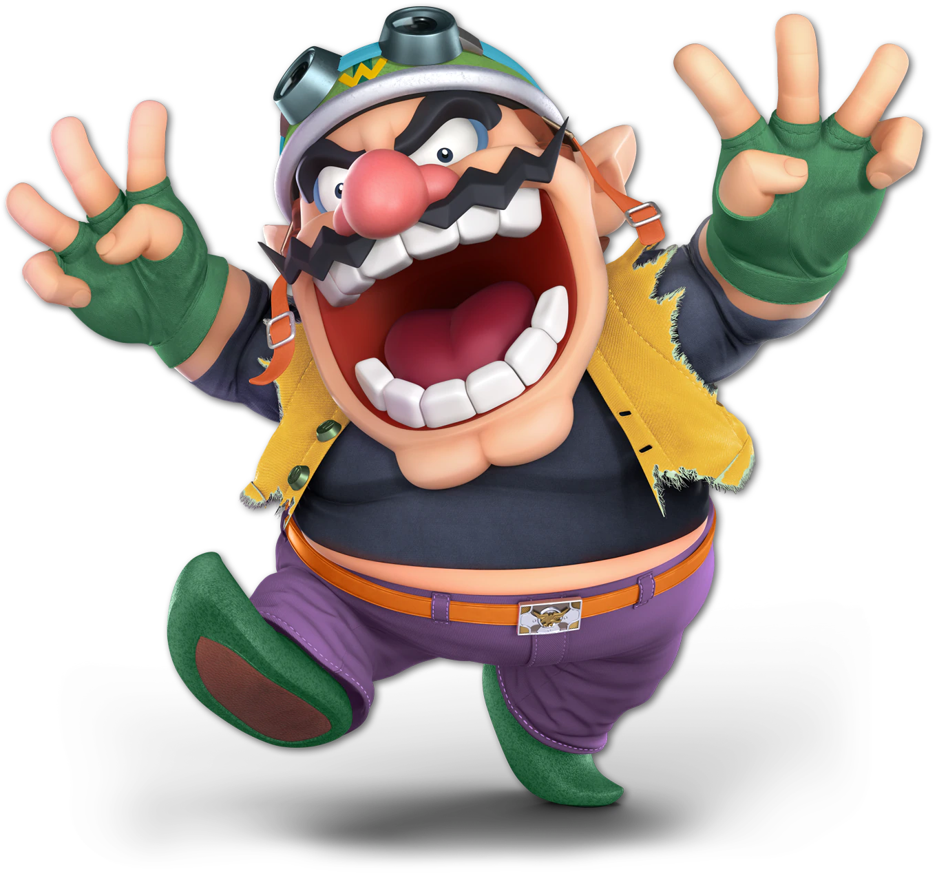 File:Wario Green SSBU.png - Super Mario Wiki, the Mario encyclopedia