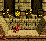 Candy's Challenge in Monkey Mines in the Game Boy Color version of Donkey Kong Country
