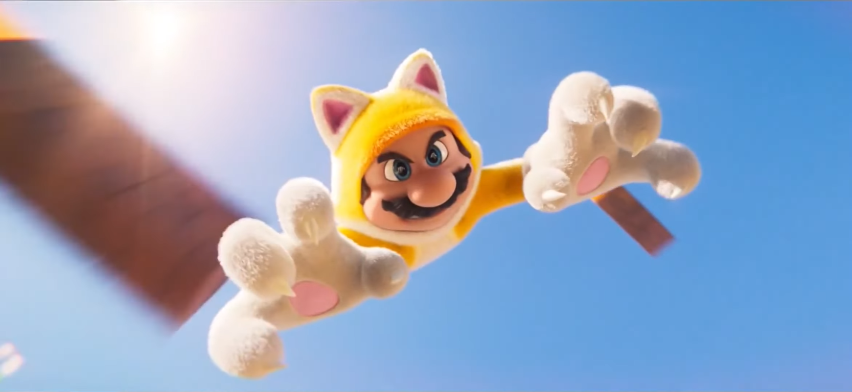 File:Cat Mario's final pounce - TSMBM.png - Super Mario Wiki, the Mario ...