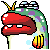 A Lunge Fish from Yoshi's Island DS.