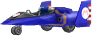 Icon of the Blue Falcon for Time Trial records from Mario Kart Wii