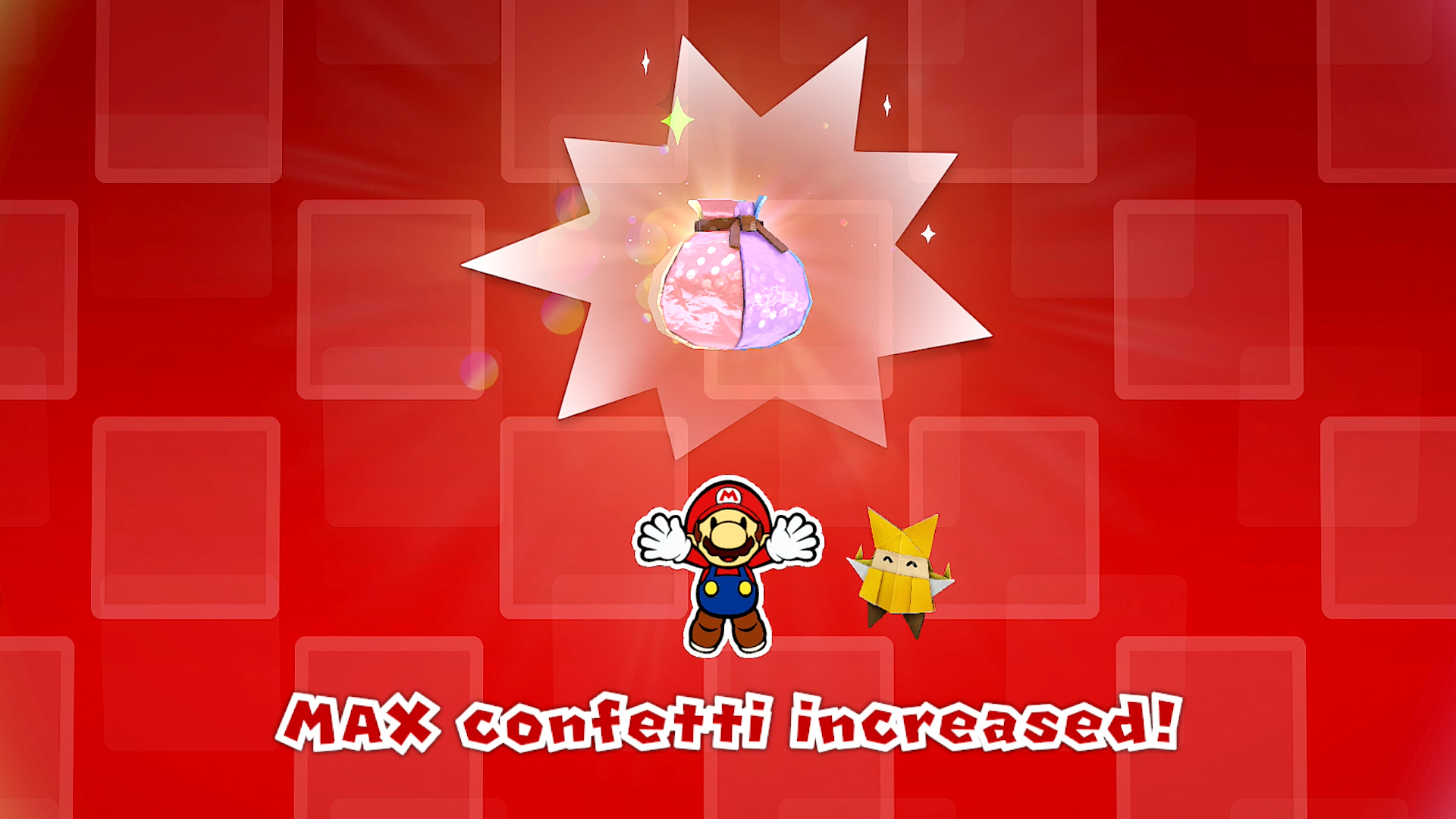 Mario's Confetti Bag grows