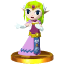 Toon Zelda, from Super Smash Bros. for Nintendo 3DS.